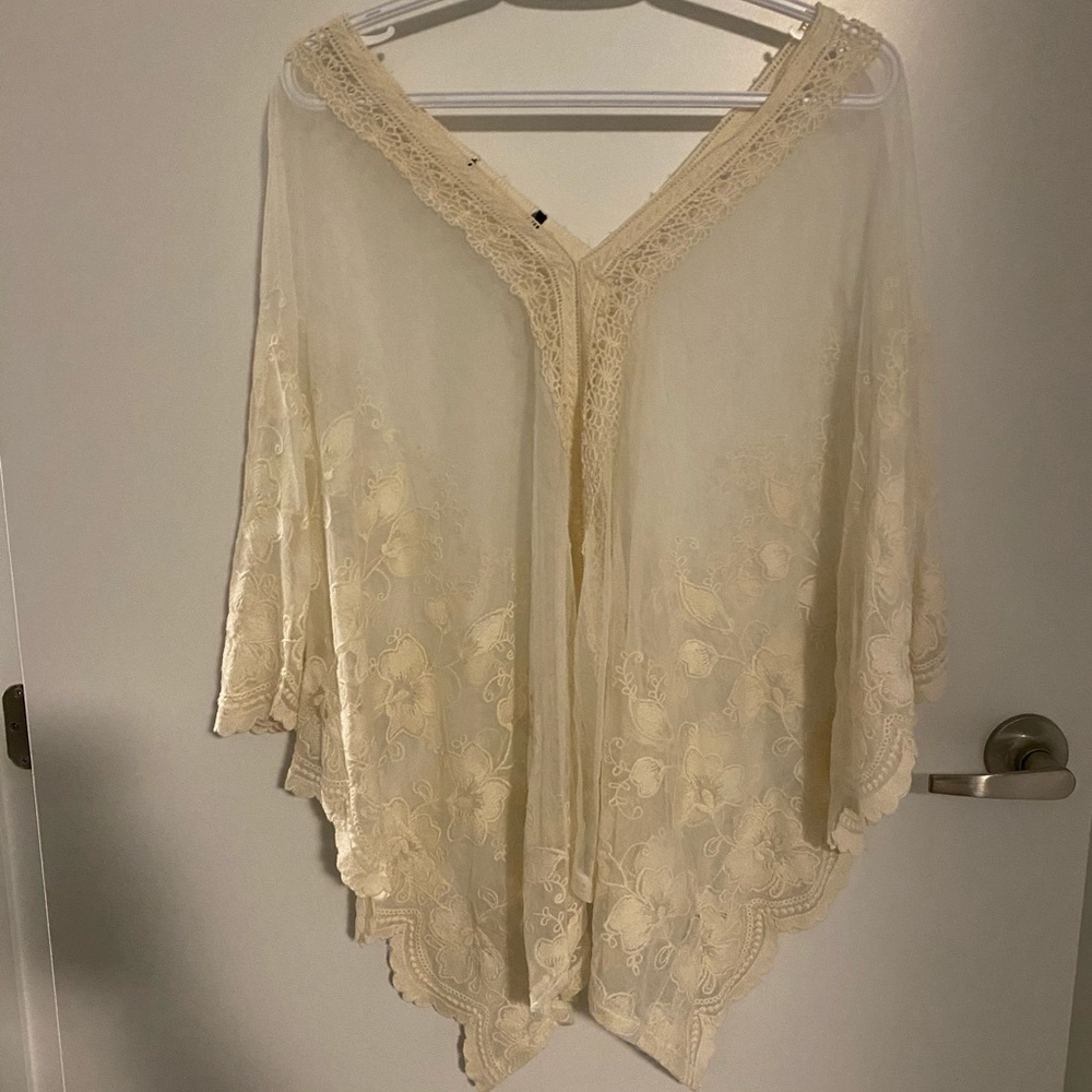Beautiful lace overlay